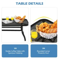 Costway 2PCS Patio Loveseat Bench Table Furniture Set Cushioned Chair 17 Costway 2PCS Patio Loveseat Bench Table Furniture Set Cushioned Chair -Costway GUEST 01bf2d52 1d61 4049 84e8 44e642c519b2