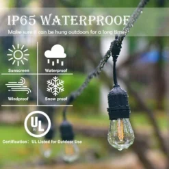 Costway 48FT LED Outdoor Waterproof Commercial Grade Patio Globe String Lights Bulbs -Costway GUEST 022f671e 0782 4ae8 9eb7 c68248cd3e96