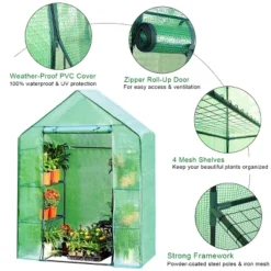 Costway Portable Mini Walk In Outdoor 4 Tier 8 Shelves Greenhouse -Costway GUEST 05979413 6321 463e b6c2 9e91bbe4cf9d