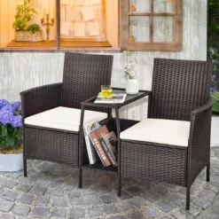 Costway Patio Rattan Wicker Conversation Set Sofa Cushioned Loveseat Glass Table 22 Costway Patio Rattan Wicker Conversation Set Sofa Cushioned Loveseat Glass Table -Costway GUEST 0774ad5c d83c 4ab5 b165 3ae14104b83b