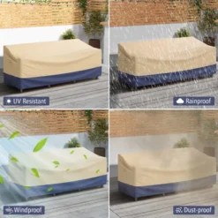 Costway Patio 77''x43'' 3-Seater Outdoor Deep Couch Sofa Cover Waterproof Handle Air Vent 14 Costway Patio 77''x43'' 3-Seater Outdoor Deep Couch Sofa Cover Waterproof Handle Air Vent -Costway GUEST 097dbed5 f817 418d a207 1c5045a2c0f0