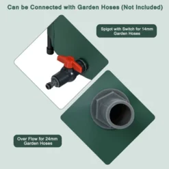 Costway 60 Gallon Portable Rain Barrel Collapsible Tank Water Collector Spigot Filter -Costway GUEST 0a286cbe 164f 45f3 b20e 3ebb97a7be55