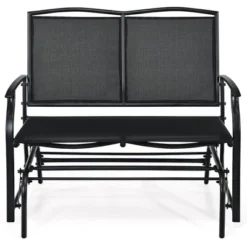 Costway Patio Glider Rocking Bench Double 2 Person Chair Loveseat Garden GreyBlack 19 Costway Patio Glider Rocking Bench Double 2 Person Chair Loveseat Garden GreyBlack -Costway GUEST 0d8a22cc 5f2b 43cf b34a f510bf7a7084