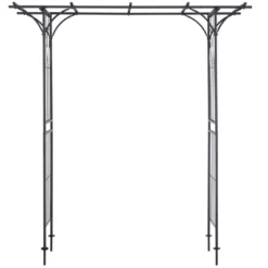 Costway Garden Wedding Rose Arch Pergola Archway Flowers Climbing Plants Trellis Metal -Costway GUEST 0e4a3eee 11c3 48b3 9280 94708004983f