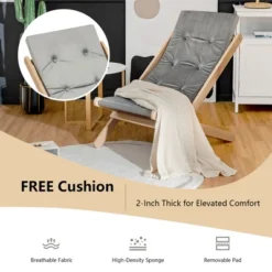 Costway Set Of 2 Foldable Wood Sling Beech Chairs W/ 3 Adjustable Positions&Free Cushion 10 Costway Set Of 2 Foldable Wood Sling Beech Chairs W/ 3 Adjustable Positions&Free Cushion -Costway GUEST 0f79ce33 e196 43a1 bdb5 ce5fea46202d