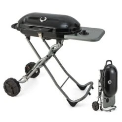 Costway Portable Propane Grill Folding Gas Grill Griddle With Wheels & Side Shelf -Costway GUEST 109f9a06 80a5 41a4 87af 3c6198da95a1