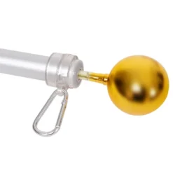 Costway American Flag Kit Wall Mount 5 Ft Spinning Pole 3'x5' US Flag Gold Ball Aluminum 17 Costway American Flag Kit Wall Mount 5 Ft Spinning Pole 3'x5' US Flag Gold Ball Aluminum -Costway GUEST 18e68807 86c2 4cc2 94e7 ea593607fa1e