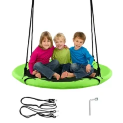 Costway 40" Flying Saucer Tree Swing Indoor Outdoor Play Set Kids Christmas Gift BlueGreen Pink -Costway GUEST 204118dc ef14 499a 8e5a 016f742bf755