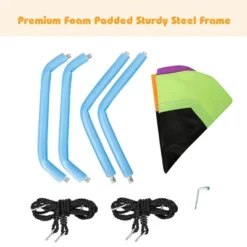 Costway 37 Inch Hexagon Tree Swing With Adjustable Hanging Rope Colorful -Costway GUEST 2069260d 3b73 4161 a015 1d868811f7f5