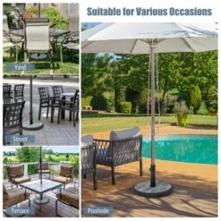 Costway 19'' Patio 35 LBS Round Umbrella Base Stand Holder 1.4''-1.9'' Market Table Outdoor 16 Costway 19'' Patio 35 LBS Round Umbrella Base Stand Holder 1.4''-1.9'' Market Table Outdoor -Costway GUEST 221212b9 e7ce 4e85 b044 cfbec5aaa502