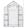 Costway Portable Mini Walk In Outdoor 3 Tier 6 Shelves Greenhouse