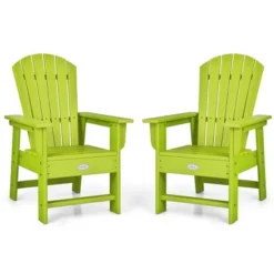 Costway Set Of 2 Kids Patio Adirondack Chair Armchair Weather Resistance Outdoor Chair -Costway GUEST 26943253 51d4 4641 9f84 e6eb072af280