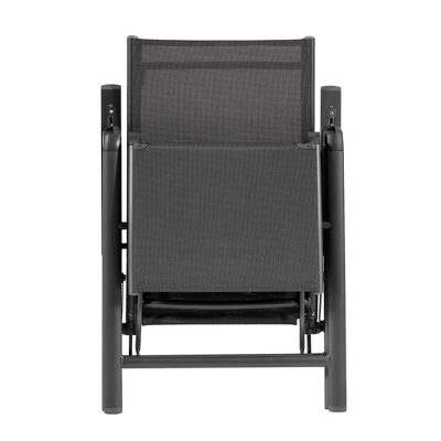Costway Outdoor Foldable Reclining Chair Aluminum Frame 7-Position Adjustable 9 Costway Outdoor Foldable Reclining Chair Aluminum Frame 7-Position Adjustable - Image 9