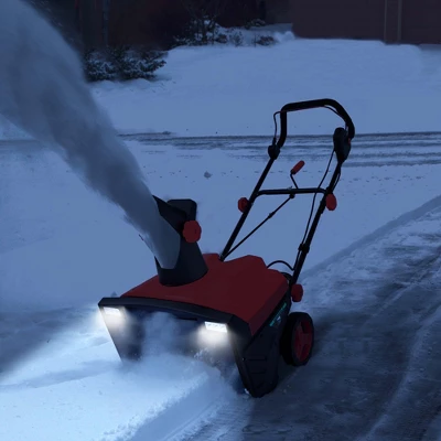 Costway 20'' Electric Snow Thrower 120V 15Amp Snow Blower With 180° Rotatable Chute 2 Lights 2 Costway 20'' Electric Snow Thrower 120V 15Amp Snow Blower With 180° Rotatable Chute 2 Lights - Image 2