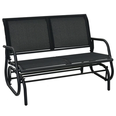 Costway Patio Swing Glider Bench Loveseat Rocking Chair Backyard Poolside 12 Costway Patio Swing Glider Bench Loveseat Rocking Chair Backyard Poolside - Image 12