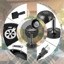 Costway Portable 1600W Electric BBQ Grill With Temperature Control & Grease Collector Red/Black -Costway GUEST 2a551e9f 34b4 4a4a 90a7 bfd976b23bc9