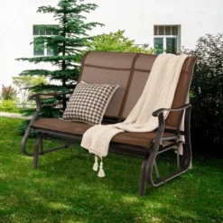 Costway 2-Person Patio Swing Glider Bench Loveseat Rocking Chair High Back Deck 17 Costway 2-Person Patio Swing Glider Bench Loveseat Rocking Chair High Back Deck -Costway GUEST 2bfd0fcb fccb 4672 b07d 33e5ecb924d2