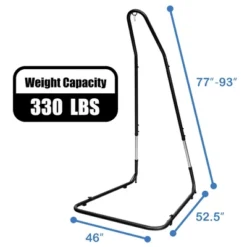 Costway Patio Adjustable 77" To 93" Hammock Chair Stand Hanging Chair Stand 15 Costway Patio Adjustable 77" To 93" Hammock Chair Stand Hanging Chair Stand -Costway GUEST 2d65d06d f292 4a04 be8c fcf040d345b3