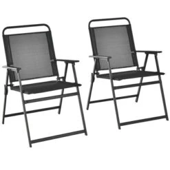 Costway 2pcs Patio Folding Chairs Heavy-Duty Metal Frame Armrests Portable Outdoor 17 Costway 2pcs Patio Folding Chairs Heavy-Duty Metal Frame Armrests Portable Outdoor -Costway GUEST 2de7eb5a 1e5e 4661 9e28 f34a61d93136