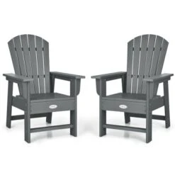 Costway Set Of 2 Kids Patio Adirondack Chair Armchair Weather Resistance Outdoor Chair -Costway GUEST 2df5cbd5 cb11 4b20 b7c2 757230940dce