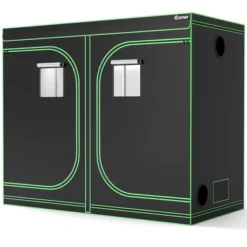 Costway 4x8 Grow Tent, 96''x48''x80'' High Reflective Mylar W/Observation Window GrayBlack 18 Costway 4x8 Grow Tent, 96''x48''x80'' High Reflective Mylar W/Observation Window GrayBlack -Costway GUEST 2fd854ce 90d1 4e9b b450 4cda76dfa04f