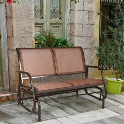 Costway Patio Swing Glider Bench Loveseat Rocking Chair Backyard Poolside 22 Costway Patio Swing Glider Bench Loveseat Rocking Chair Backyard Poolside -Costway GUEST 302fbcc4 0d4f 44ed 85f9 0259d3c856f5