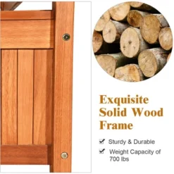 Costway 42'' Storage Bench Deck Box Solid Wood Seating Container Tools Toys W/Backrest 14 Costway 42'' Storage Bench Deck Box Solid Wood Seating Container Tools Toys W/Backrest -Costway GUEST 30fa4548 ec40 4798 b9f8 2aa0b37876f7