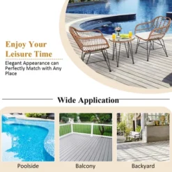 Costway 3PCS Patio Rattan Bistro Set Coffee Table Armchair Garden 20 Costway 3PCS Patio Rattan Bistro Set Coffee Table Armchair Garden -Costway GUEST 31384fd1 908d 4ef8 b354 5d150ba8db7b