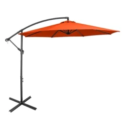 Costway 10 FT Patio Offset Umbrella W/8 Ribs Cross Base Tilt 27 Costway 10 FT Patio Offset Umbrella W/8 Ribs Cross Base Tilt -Costway GUEST 318c3917 506e 4bf7 b98e 642262c7c60e