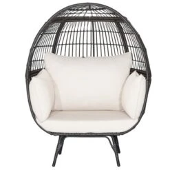 Costway Patio Oversized Rattan Wicker Egg Chair Lounge Basket 4 Cushion Indoor & Outdoor 16 Costway Patio Oversized Rattan Wicker Egg Chair Lounge Basket 4 Cushion Indoor & Outdoor -Costway GUEST 3195b47a d315 47a0 8113 4cae29abb40b