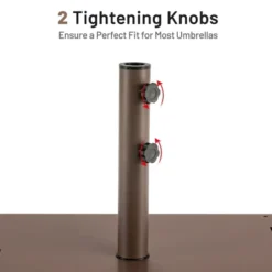 Costway 10ft Solar Lights Patio Umbrella Outdoor W/ 50 LBS Movable Umbrella Stand Red -Costway GUEST 3538c3c7 c39c 4076 b82a 5c0d18a45662