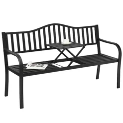 Costway Patio Garden Bench Steel Frame Adjustable Center Table Outdoor Porch Loveseats 14 Costway Patio Garden Bench Steel Frame Adjustable Center Table Outdoor Porch Loveseats -Costway GUEST 36782f3e 4c99 4bd3 b5a4 8c7416faedbb