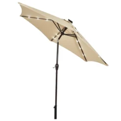 Costway 9' Solar LED Lighted Patio Market Umbrella Tilt Adjustment Crank Lift 19 Costway 9' Solar LED Lighted Patio Market Umbrella Tilt Adjustment Crank Lift -Costway GUEST 36ac5b50 02fa 4b9c a0d4 1f0adc1a705d