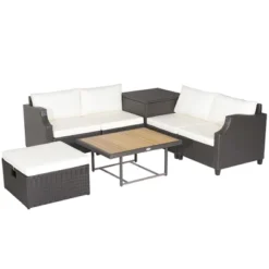 Costway 7pcs Patio Outdoor PE Wicker Cushioned Furniture Conversation Set Sectional Sofa 17 Costway 7pcs Patio Outdoor PE Wicker Cushioned Furniture Conversation Set Sectional Sofa -Costway GUEST 37ef10bc 0db6 4cf5 be7d fba347b75f5b