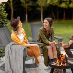 Costway Patio Adirondack Rocking Chair All Weather HDPE Porch Rocker 330lbs Grey Outdoor 12 Costway Patio Adirondack Rocking Chair All Weather HDPE Porch Rocker 330lbs Grey Outdoor -Costway GUEST 3b8cac9d e7bf 4441 89d0 2a53b852a7fe