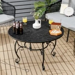 Costway 35.5'' Patio Fire Pit Dining Table Charcoal Wood Burning W/ Cooking BBQ Grate 12 Costway 35.5'' Patio Fire Pit Dining Table Charcoal Wood Burning W/ Cooking BBQ Grate -Costway GUEST 3d3becca 3acf 4288 b689 a65e22037fa0