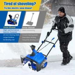 Costway 20" Electric Snow Thrower 120V 15Amp Snow Blower W/180° Rotatable Chute 2 Lights -Costway GUEST 3d6655ed 5a35 4ab4 909f 9689dcb739a2