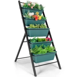 Costway 5-tier Vertical Garden Planter Box Elevated Raised Bed W/5 Container 19 Costway 5-tier Vertical Garden Planter Box Elevated Raised Bed W/5 Container -Costway GUEST 3ea0644a 265b 4039 82d5 de87b22fb7c1