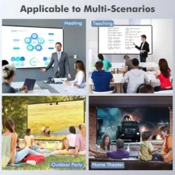 Costway 120'' Projector Screen W/ Stand 16:9 HD 4K Indoor Outdoor Projection Movie Screen 15 Costway 120'' Projector Screen W/ Stand 16:9 HD 4K Indoor Outdoor Projection Movie Screen -Costway GUEST 3fabbf8b c5a5 4225 a8a5 c1b3448ab158