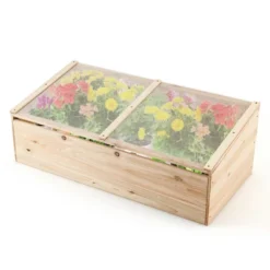 Costway Wooden Cold Frame Greenhouse Flower Planter Raised Plants Bed Protection 17 Costway Wooden Cold Frame Greenhouse Flower Planter Raised Plants Bed Protection -Costway GUEST 408e2b1a 0652 4eca a5e2 936af27f6581