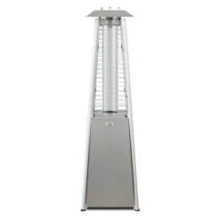 Costway 35'' Portable Tabletop Pyramid Patio Heater Stainless Steel Propane Gas 9500 BTU -Costway GUEST 48afdfd0 aa68 4b5e 873a fa68124dca43