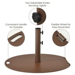 Costway 9ft Patio Umbrella Outdoor W/ 50 LBS Round Umbrella Stand W/ Wheels 19 Costway 9ft Patio Umbrella Outdoor W/ 50 LBS Round Umbrella Stand W/ Wheels -Costway GUEST 4929ca7d ba9f 40e3 89c6 b55946747dd7