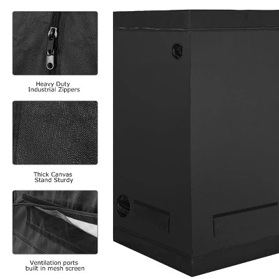 48''x24''x60'' Mylar Indoor Grow Tent Room Reflective Hydroponic Garden Growing 4 48''x24''x60'' Mylar Indoor Grow Tent Room Reflective Hydroponic Garden Growing - Image 4