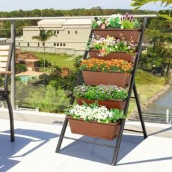 Costway 2PCS 5-Tier Vertical Raised Garden Bed Elevated Planter 5 Container Box -Costway GUEST 4ba06c6a 68c9 49e0 985f c160a0b4db9b