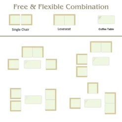 Costway 4PCS Patio Rattan Furniture Set Sofa Table Storage Shelf Cushion 19 Costway 4PCS Patio Rattan Furniture Set Sofa Table Storage Shelf Cushion -Costway GUEST 4cf0a4a4 72d0 4ea1 bd52 b6b901492d1d