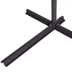 Costway 10' Hanging Solar LED Umbrella Patio Sun Shade Offset Market W/Base Burgundy -Costway GUEST 4db40df4 90af 42f9 b871 e0825aa7c8a1