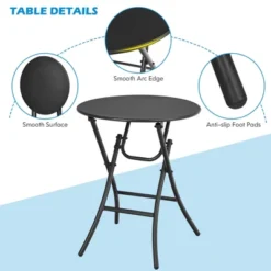 Costway 3PCS Patio Rattan Bistro Set Folding Table Chairs Garden Deck 16 Costway 3PCS Patio Rattan Bistro Set Folding Table Chairs Garden Deck -Costway GUEST 4e53c2e9 da9f 4b0e bf85 7a8de4480b8c
