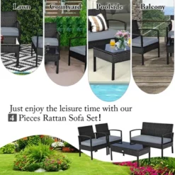 Costway 8PCS Patio Rattan Furniture Set Garden Deck 13 Costway 8PCS Patio Rattan Furniture Set Garden Deck -Costway GUEST 4f6746c1 1155 49c7 b585 571e68f2dbed 2