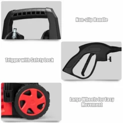 Costway 2030PSI Electric Pressure Washer Cleaner 1.7 GPM 1800W With Hose Reel Red 17 Costway 2030PSI Electric Pressure Washer Cleaner 1.7 GPM 1800W With Hose Reel Red -Costway GUEST 50abd673 c444 4381 8a55 9dca773f29a9