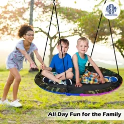 Costway 40'' Flying Saucer Tree Swing For Kids Round Tree Swing For Outdoor 14 Costway 40'' Flying Saucer Tree Swing For Kids Round Tree Swing For Outdoor -Costway GUEST 55712cc2 8d68 403a b1e8 36022fa9193d